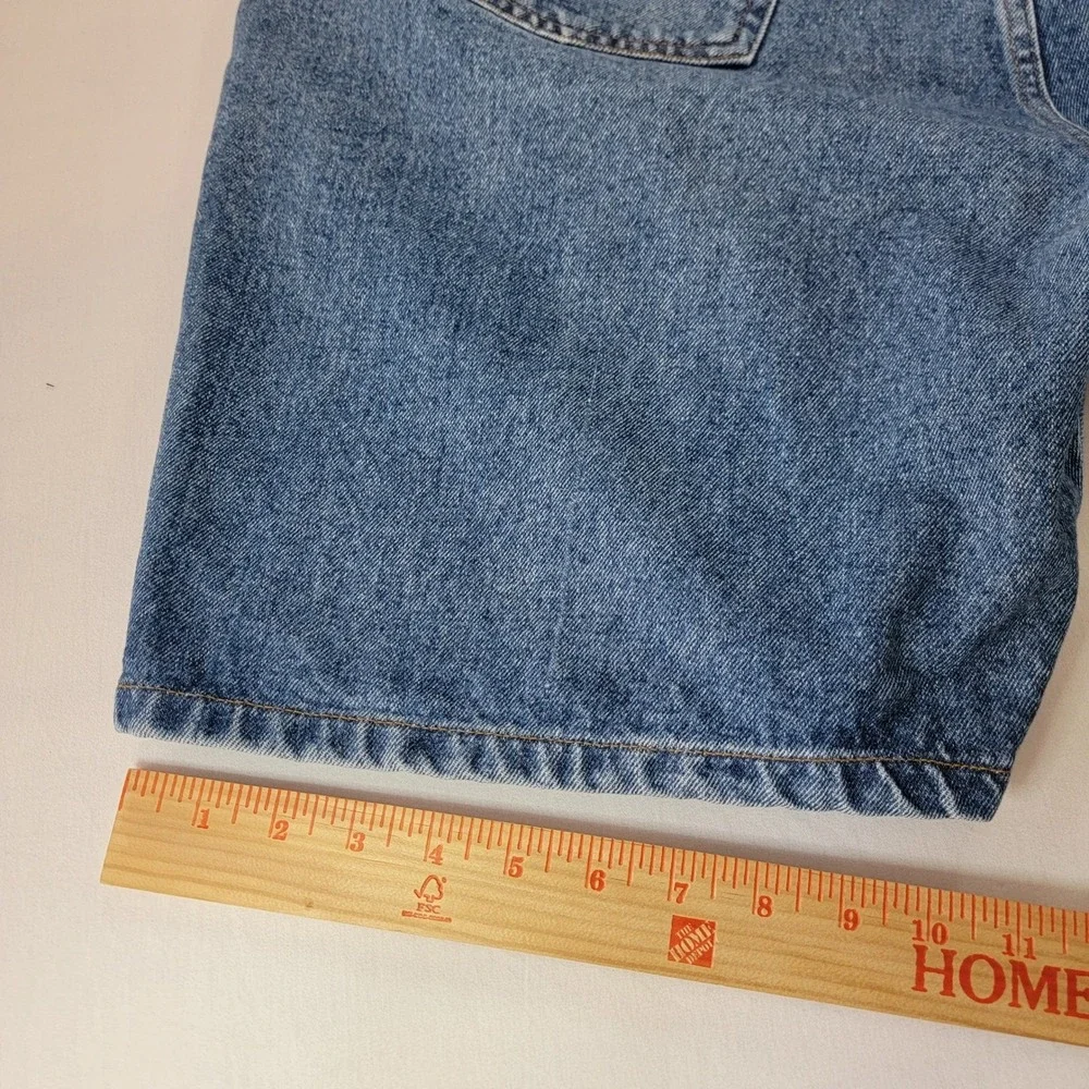 Vintage 90s GreatLand Mens Denim Shorts Blue 5-Pocket Cotton Jean Shorts Size 40